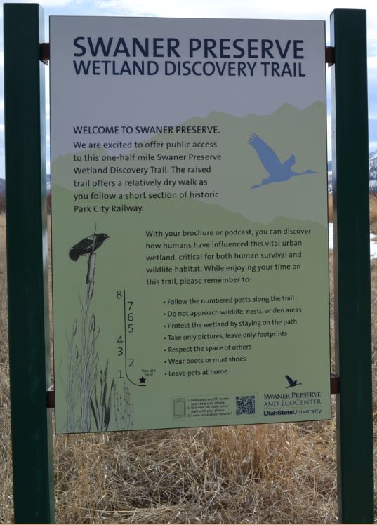 Wetland Discovery Trail Sign